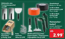 Kaufland Glättekelle oder trockenbauspachtel Angebot