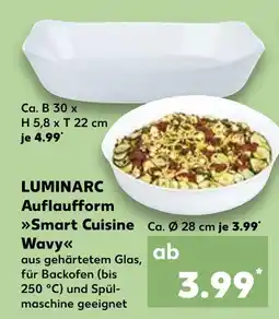 Kaufland Luminarc auflaufform smart cuisine wavy Angebot
