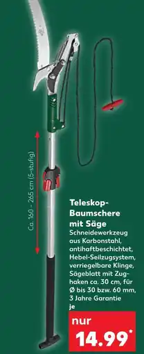 Kaufland Teleskop-baumschere mit säge Angebot