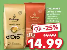 Kaufland Dallmayr crema d'oro original mild Angebot