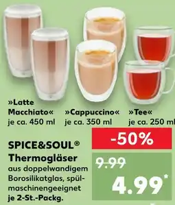 Kaufland Spice&soul thermogläser latte macchiato Angebot