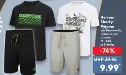 Kaufland Strassenkicker herren-shorty-pyjama Angebot