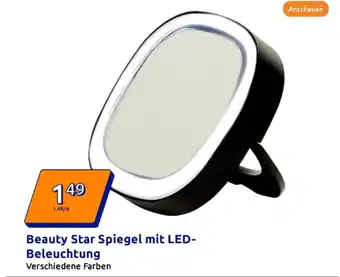 Action Beauty star spiegel mit led-beleuchtung Angebot