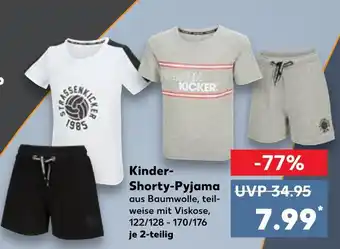 Kaufland Kinder-shorty-pyjama Angebot