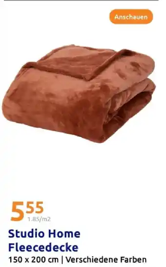 Action Studio home fleecedecke Angebot