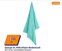 Action Spargo xl mikrofaser-bodentuch Angebot