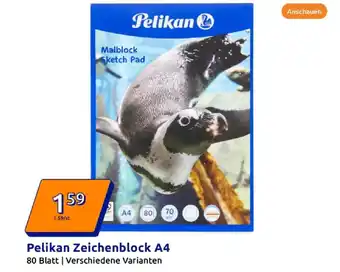 Action Pelikan zeichenblock a4 Angebot