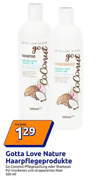 Action Gotta love nature go coconut shampoo Angebot