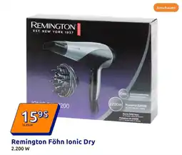 Action Remington föhn ionic dry Angebot