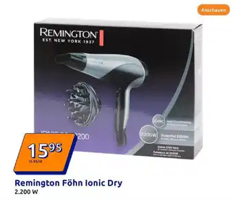 Action Remington föhn ionic dry Angebot