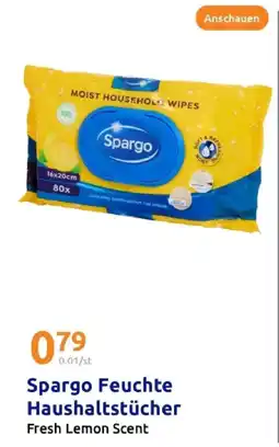 Action Spargo feuchte haushaltstücher Angebot