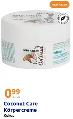 Action Coconut care körpercreme Angebot