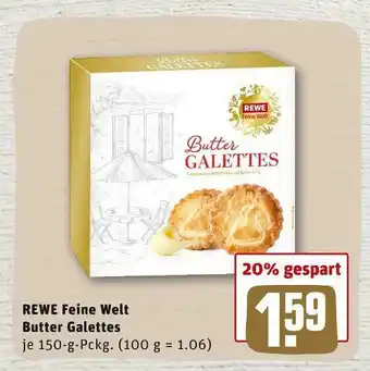 REWE Rewe feine welt butter galettes Angebot