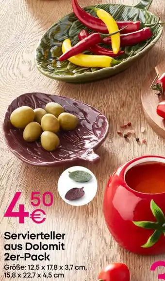 PEPCO Servierteller aus Dolomit 2er-Pack Angebot