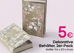 PEPCO Dekorative Behälter, 2er-Pack Angebot