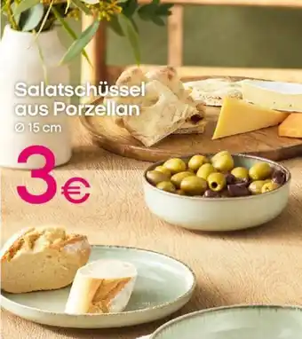 PEPCO Salatschüssel aus Porzellan Angebot