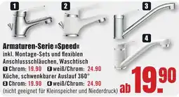 B1 Discount Baumarkt Armaturen-Serie Speed Angebot