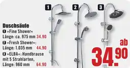 B1 Discount Baumarkt Duschsäule Angebot