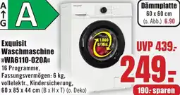 B1 Discount Baumarkt Exquisit Waschmaschine WA6110-020A Angebot