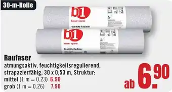 B1 Discount Baumarkt b1 Raufaser Angebot