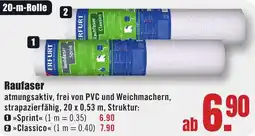 B1 Discount Baumarkt ERFURT Raufaser Angebot