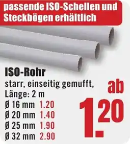 B1 Discount Baumarkt Iso-Rohr Angebot