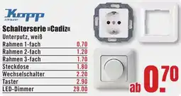B1 Discount Baumarkt Kopp Schalterserie Cadiz Angebot