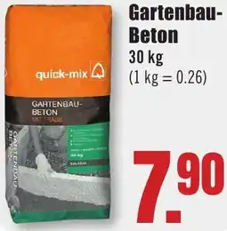 B1 Discount Baumarkt quick-mix Gartenbau Beton Angebot