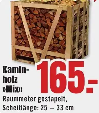 B1 Discount Baumarkt Kaminholz Mix Angebot