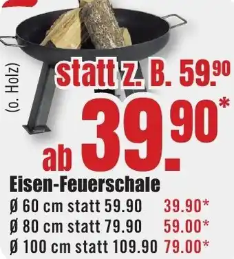 B1 Discount Baumarkt Eisen-Feuerschale Angebot