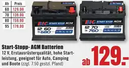 B1 Discount Baumarkt Start-Stopp-AGM Batterien Angebot