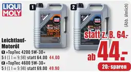 B1 Discount Baumarkt LIQUI MOLY Leichtlauf Motoröl Angebot