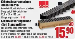 B1 Discount Baumarkt ACO Entwässerungsrinne Hexaline 2.0 Angebot