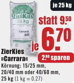 B1 Discount Baumarkt ZierKies Carrara Angebot