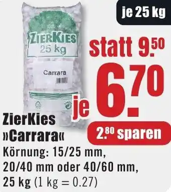 B1 Discount Baumarkt ZierKies Carrara Angebot