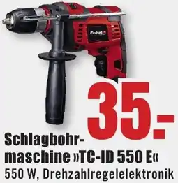 B1 Discount Baumarkt Einhell Schlagbohrmaschine TC-ID 550 E Angebot