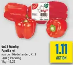 diska Gut & Günstig Paprika rot Angebot