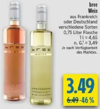 diska bree Wein Angebot