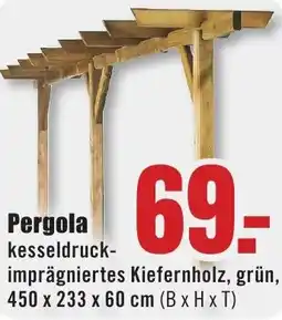 B1 Discount Baumarkt Pergola Angebot