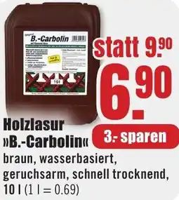 B1 Discount Baumarkt Holzlasur B.-Carbolin Angebot