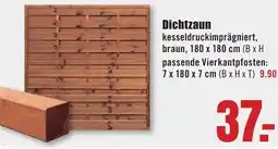 B1 Discount Baumarkt Dichtzaun Angebot