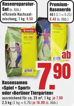 B1 Discount Baumarkt Rasensamen Spiel + Sport oder Berliner Tiergarten Angebot