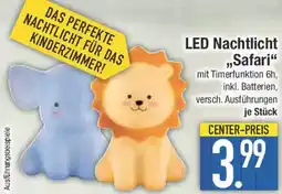 E-Center LED Nachtlicht ,,Safari" Angebot