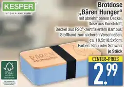 E-Center KESPER Brotdose ,,Bären Hunger" Angebot