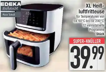 E-Center EDEKA zuhause XL Heißluftfritteuse Angebot