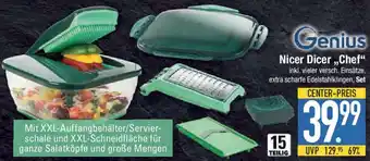 E-Center Genius Nicer Dicer ,,Chef" Angebot