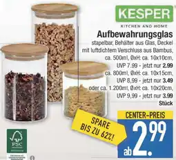 E-Center KESPER Aufbewahrungsglas Angebot