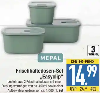 E-Center MEPAL Frischhaltedosen-Set „Easyclip" Angebot