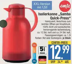E-Center emsa Isolierkanne ,,Samba Quick-Press“ Angebot