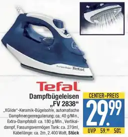 E-Center Tefal Dampfbügeleisen ,,FV 2838" Angebot